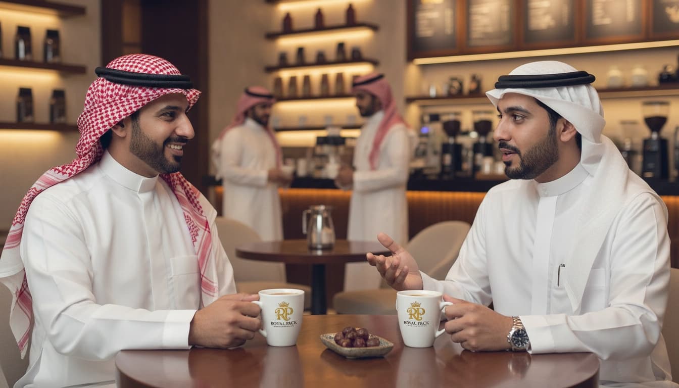 Eco-friendly kraft paper cup with stamped logo design