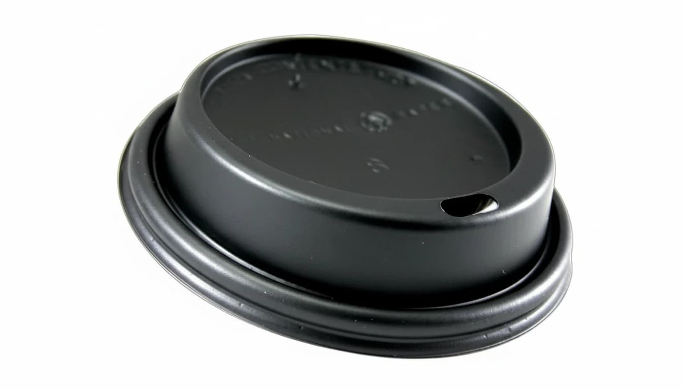 Collection of cup lids including flat, dome, and sip lids