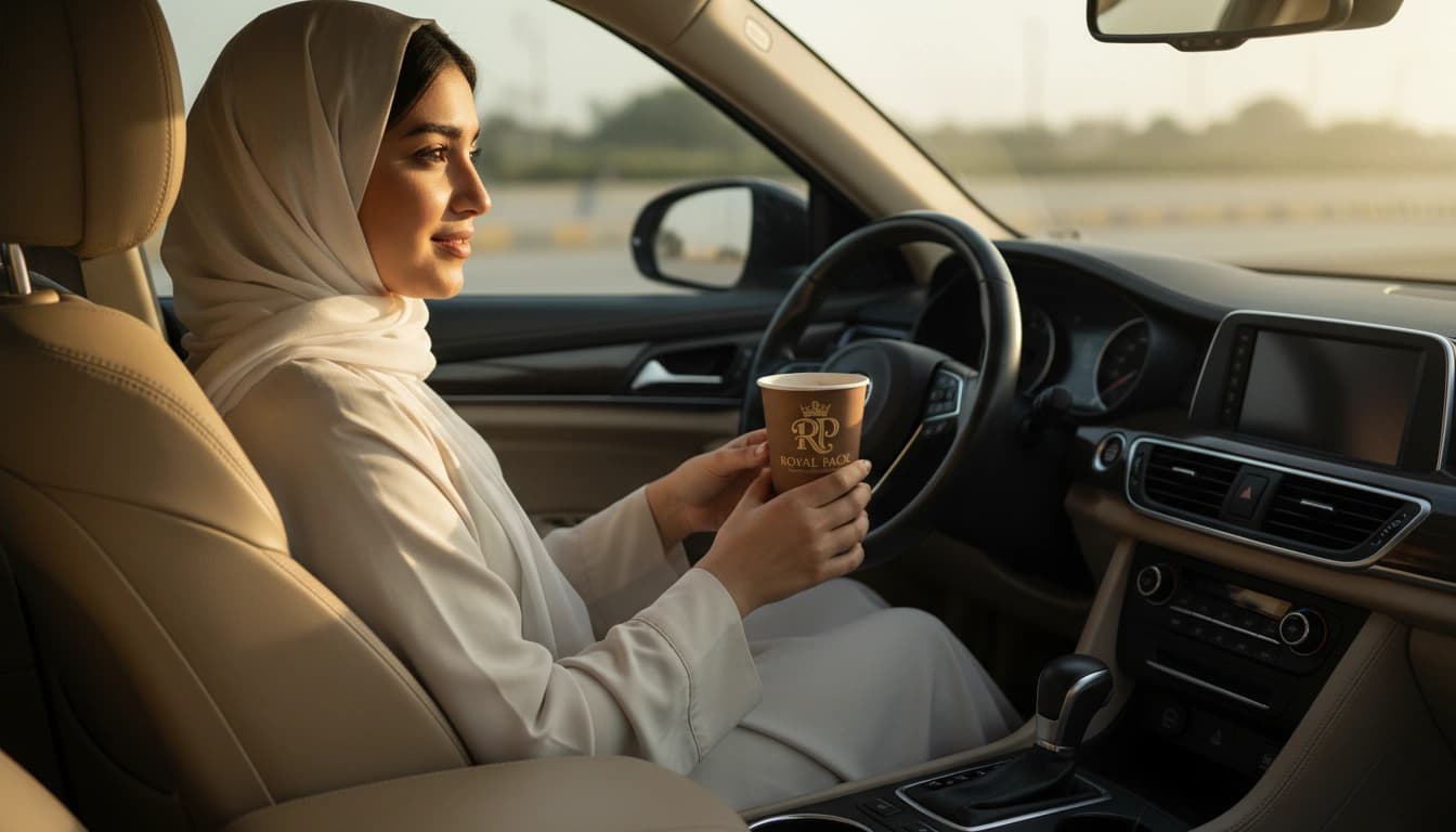 Heritage gold foil luxury cup