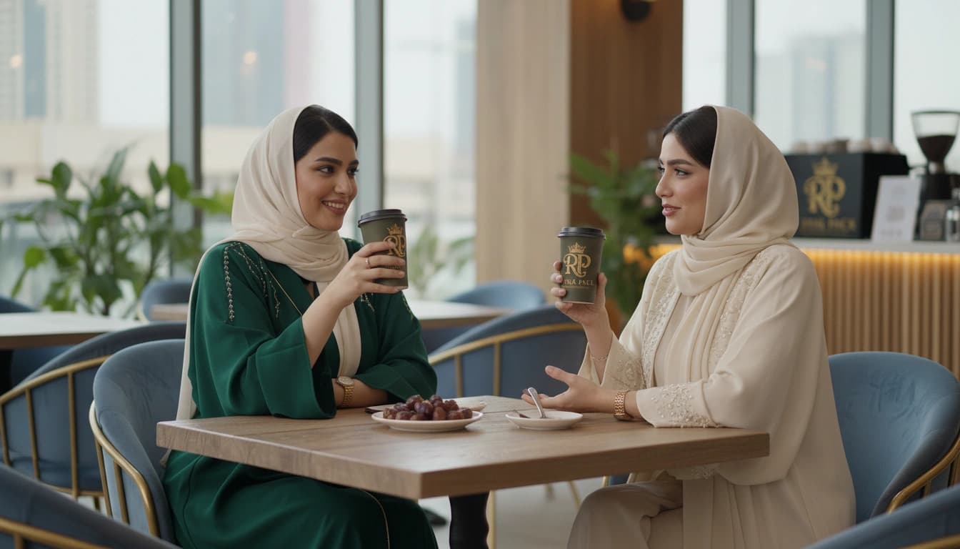 Full wrap printed cup design